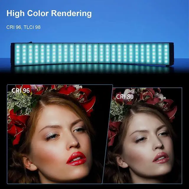 Alt view image 7 of 12 - Sirui Dragon Series Bendable RGB Panel Light B25R