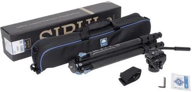 Alt view image 2 of 14 - Sirui ST-224 Waterproof Carbon-Fiber Tripod Kit W/ VA-5 Fluid Head (ST-224+VA-5)