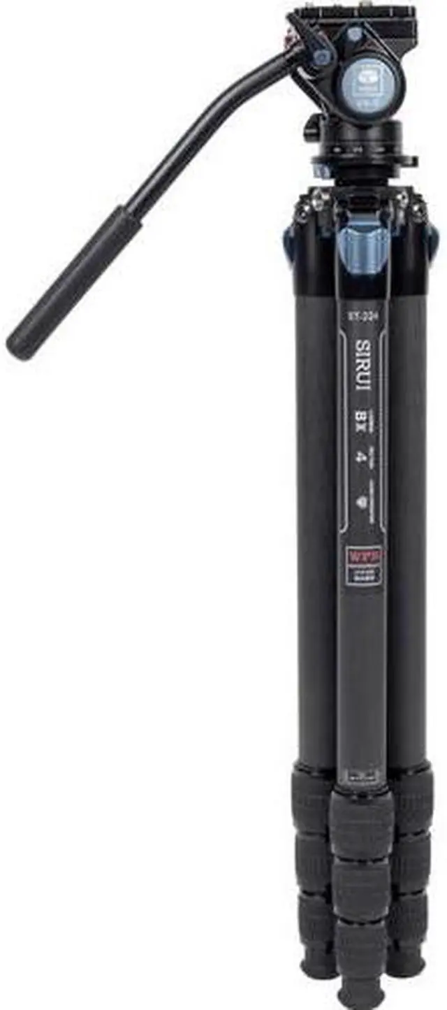Alt view image 3 of 14 - Sirui ST-224 Waterproof Carbon-Fiber Tripod Kit W/ VA-5 Fluid Head (ST-224+VA-5)