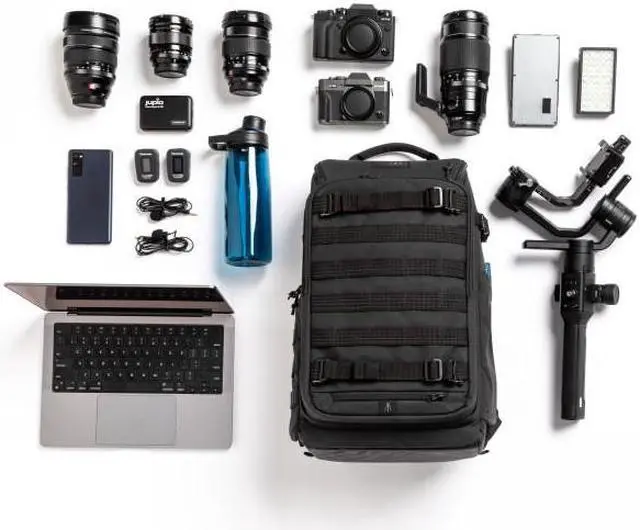 Alt view image 3 of 13 - Tenba Axis V2 20L Camera and Laptop Backpack, Black #637-754