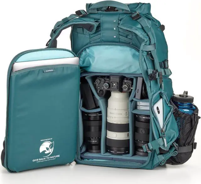 Alt view image 2 of 7 - Shimoda Action X30 V2 Camera Backpack Kit Teal Medium Mirrorless Core 520-128
