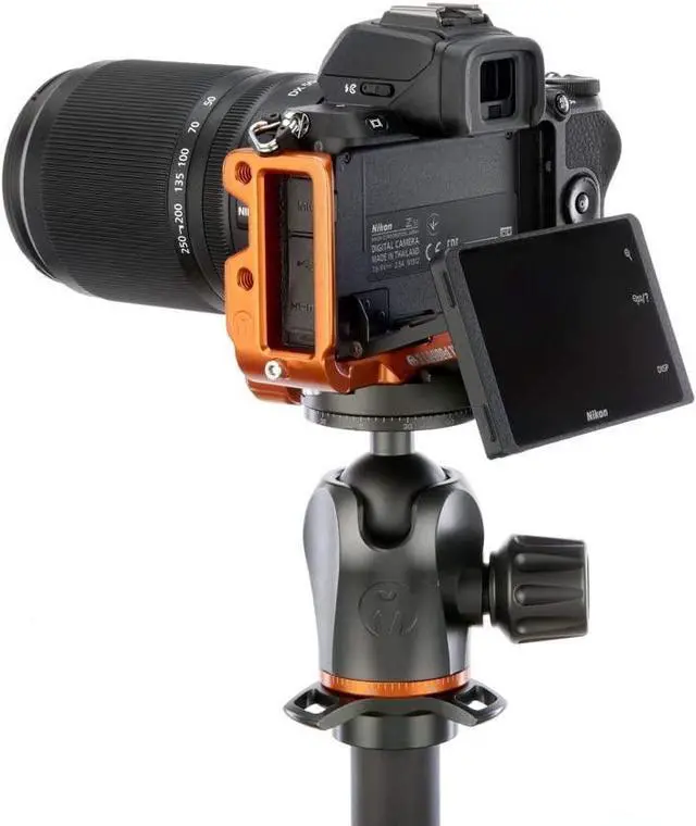 Alt view image 5 of 12 - 3 Legged Thing Zayla-C Arca Swiss Magnesium L-Bracket Copper For Nikon Z50