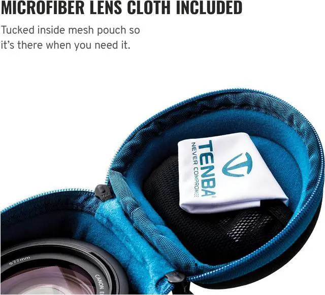 Alt view image 11 of 14 - Tenba 6x4.5" Tools Lens Capsule, Black #636-358