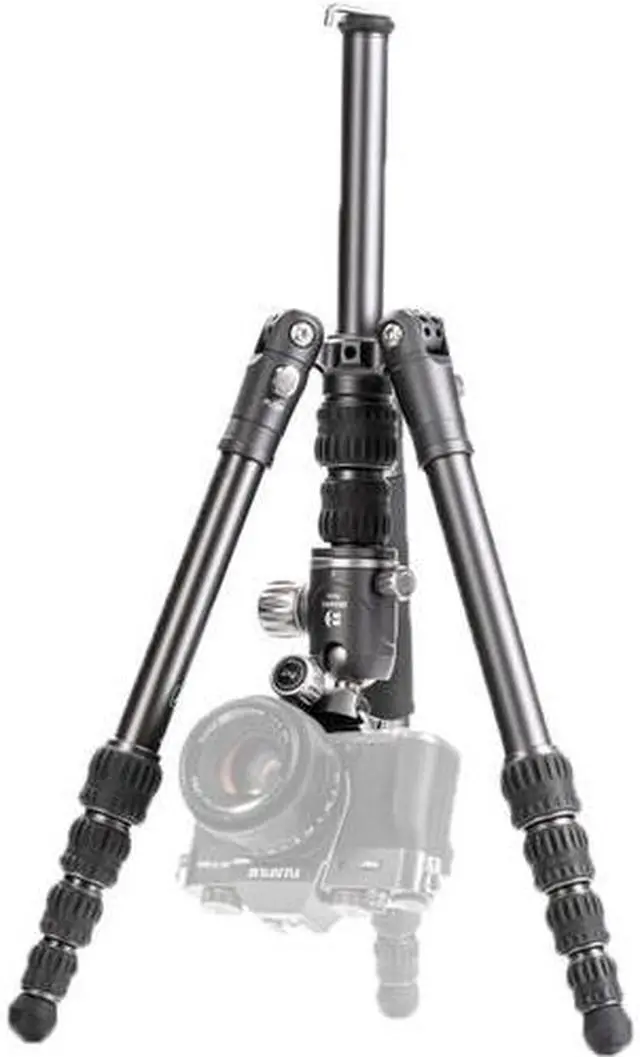 Alt view image 14 of 19 - Benro FBAT05AVX20 Bat #0 Series Aluminum Travel Tripod with VX20 Ball Head