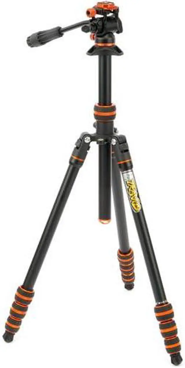 Main image of 3 Legged Thing Punks 2.0 Travis Video Lava Tripod Kit Black/Copper TRAVISVIDEOLAVA2.0