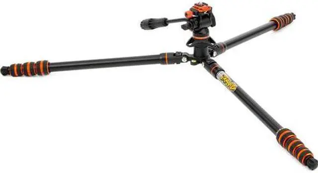 Alt view image 4 of 14 - 3 Legged Thing Punks 2.0 Travis Video Lava Tripod Kit Black/Copper TRAVISVIDEOLAVA2.0