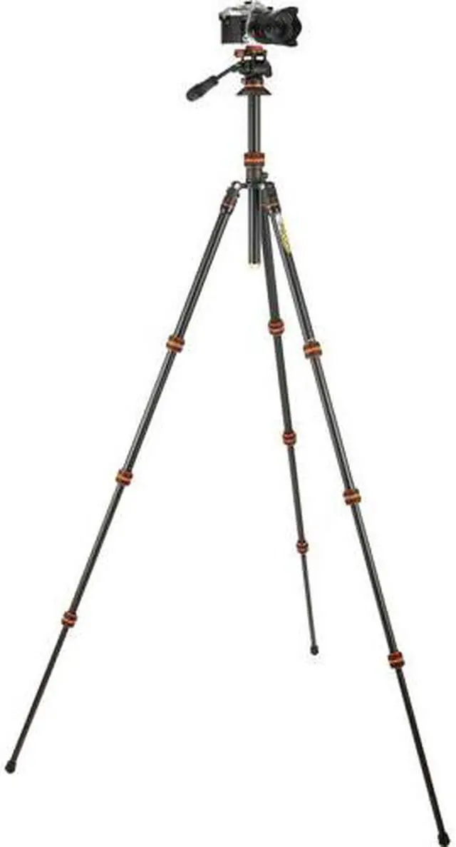 Alt view image 7 of 14 - 3 Legged Thing Punks 2.0 Travis Video Lava Tripod Kit Black/Copper TRAVISVIDEOLAVA2.0