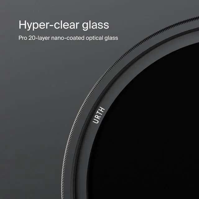 Alt view image 3 of 15 - Urth 82mm ND2-400 Variable ND Lens Filter 1-8 (6 Stop Range) UNDX400ST82