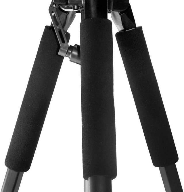 Alt view image 4 of 18 - 60" Xit Pro Series Aluminum Camera Tripod w/Bubble Level & Carrying Case XT60TRB