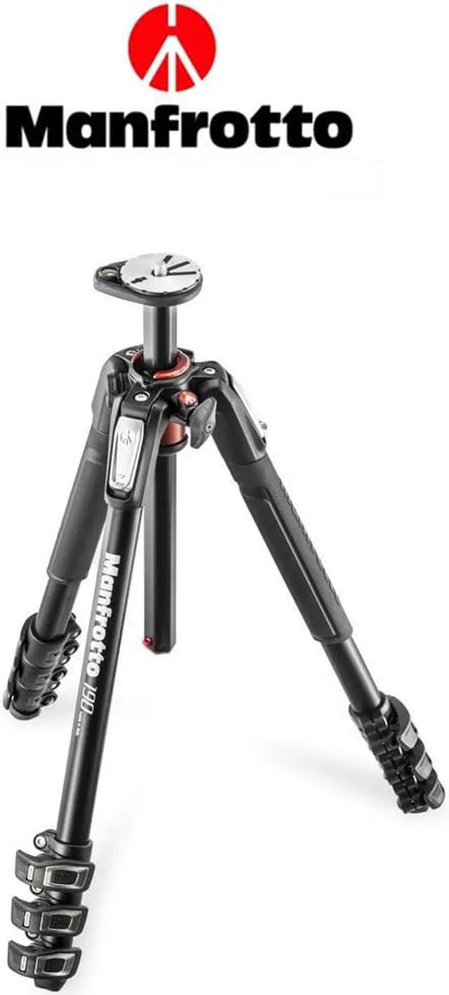 Alt view image 8 of 20 - Manfrotto 190XPRO 190 4-Section Aluminum Tripod with Horizontal Column
