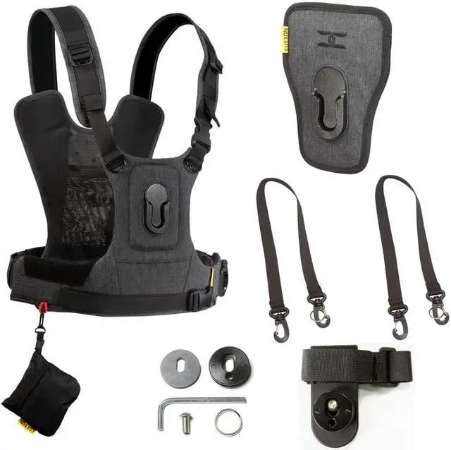 Alt view image 11 of 20 - Cotton Carrier 3G Harness System For Two Cameras 147GREY