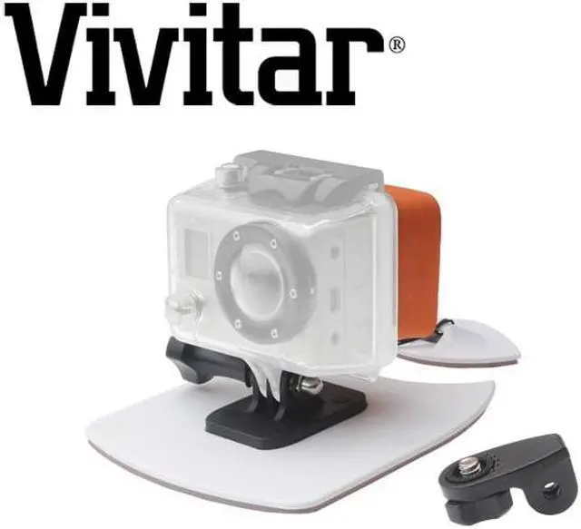 Alt view image 9 of 15 - Vivitar Pro Series Surf Board, Security Mounts & Floatable Cushion for GoPro & All Action Cameras