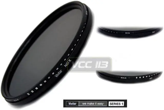 Alt view image 8 of 9 - Vivitar Variable NDX Neutral Density Lens Filter - 77mm