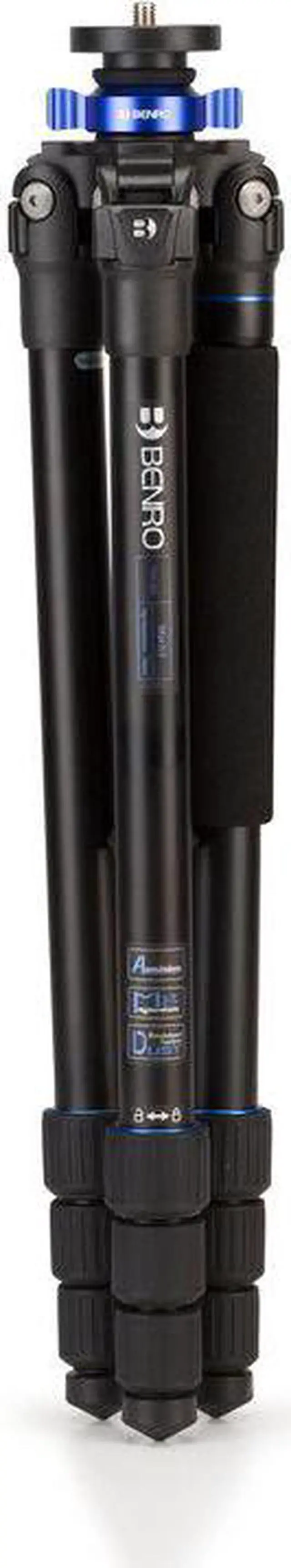 Alt view image 15 of 20 - Benro Mach3 TMA28A Series 2 4-Section Aluminum Tripod/Monopod, Twist Lock