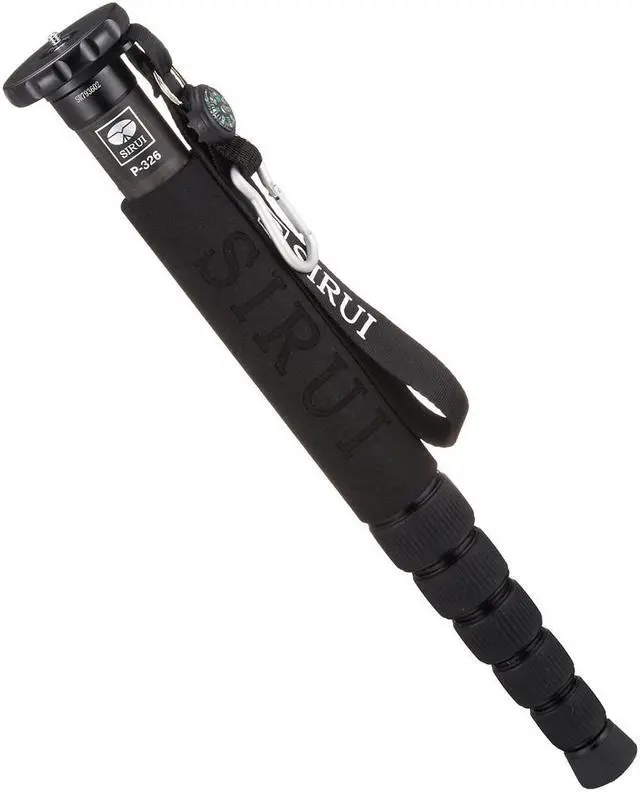 Alt view image 7 of 20 - SIRUI P-326 6 Section Carbon Fiber Monopod, 22 lb. Load Capacity #BSRP326