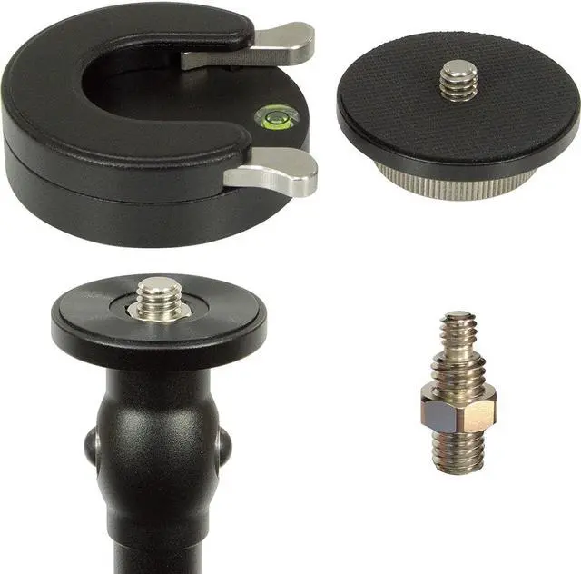 Alt view image 4 of 12 - Vidpro MP-66 Venture Maxx 70" Professional Aluminum Monopod with 3-Foot Base & Case
