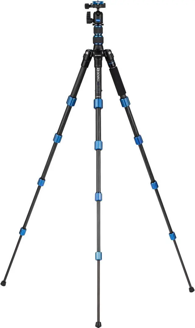 Alt view image 13 of 20 - Benro FSL09CN00 Carbon Fiber Slim Travel Tripod Kit W/ Arca Ball Head