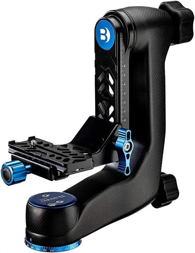 Alt view image 4 of 19 - Benro Carbon Fiber Gimbal Head with PL100LW Plate GH5C