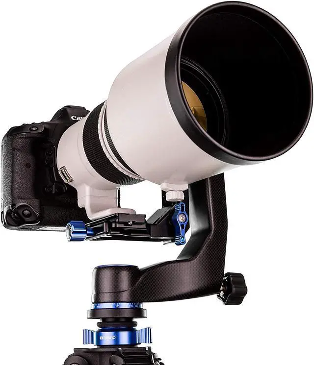 Alt view image 7 of 19 - Benro Carbon Fiber Gimbal Head with PL100LW Plate GH5C