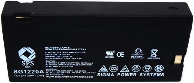 Main image of SPS Brand  12V 2Ah Replacement for  RCA 1CVA156 (Camcorder Battery) ( 1 PACK)