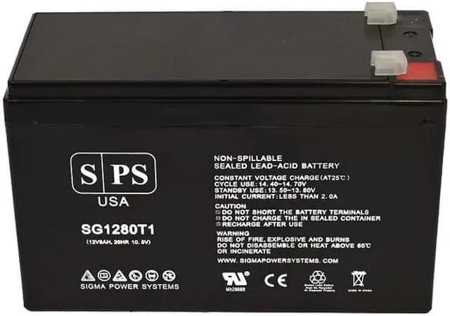Main image of SPS Brand 12V 8 Ah Replacement Battery for Amp Stair Lift Wheelchair (1 PACK)