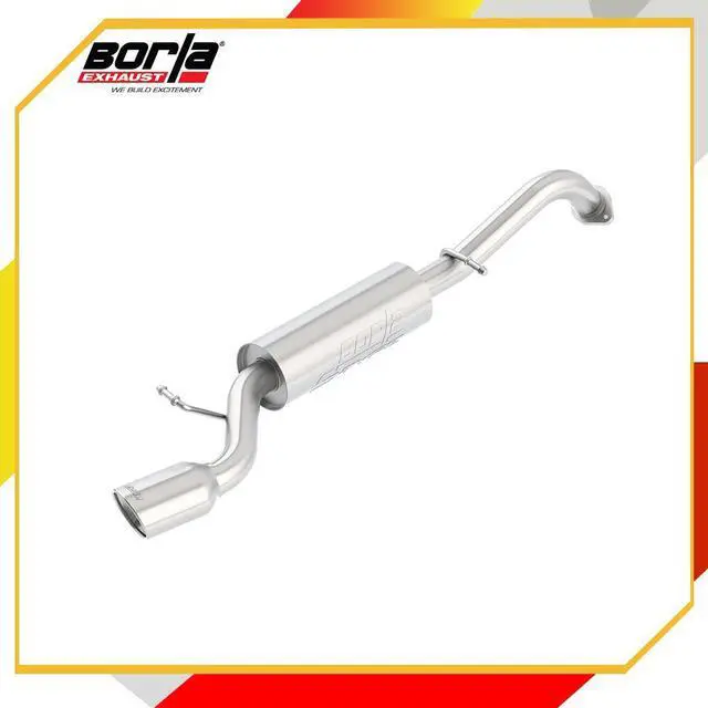 Alt view image 7 of 8 - Borla 11897 S-Type; Rear Section Exhaust Fits 14-15 Corolla