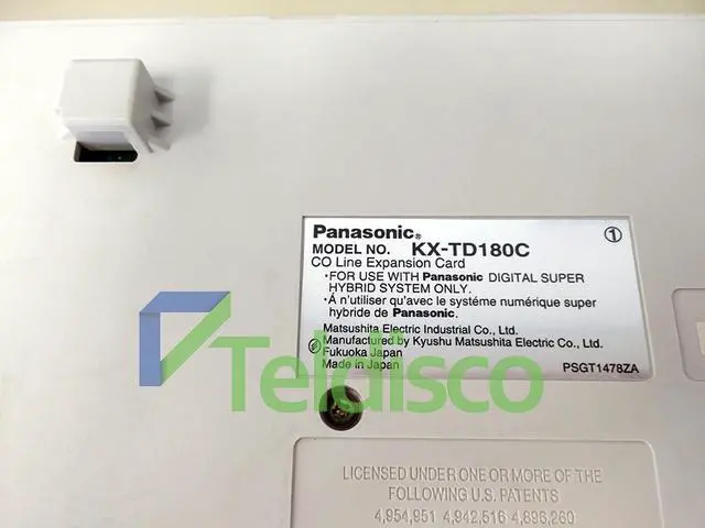 Alt view image 2 of 2 - Panasonic KX-TD180C 4 CO Expansion Module