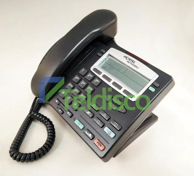 Alt view image 3 of 4 - Nortel IP Phone 2002 NTDU91 Charcoal PoE IP Phone