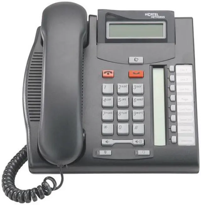 Main image of Nortel Norstar T7208 Telephone (NT8B26) Charcoal