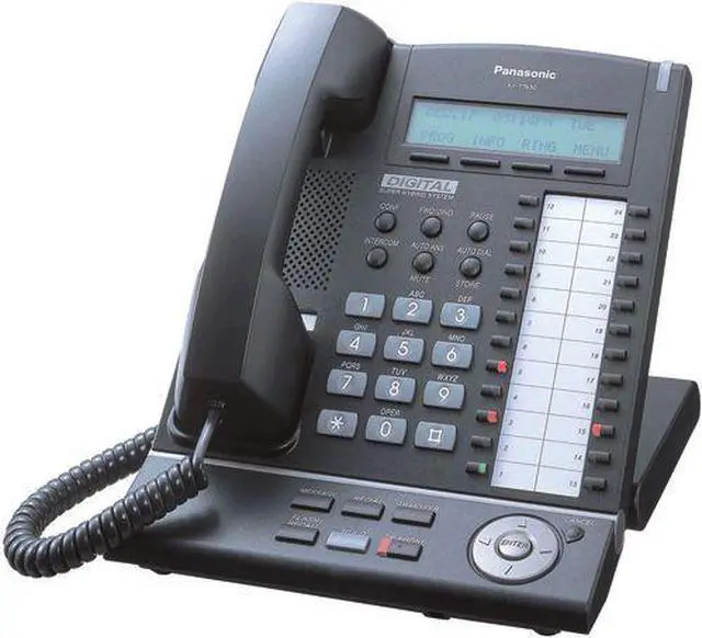 Main image of Panasonic KX-T7630 Telephone Black