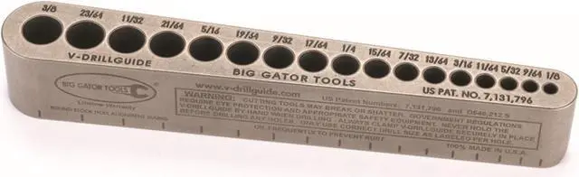 Alt view image 4 of 15 - Big Gator Tools V-DrillGuide Standard Size Portable Drilling Guide
