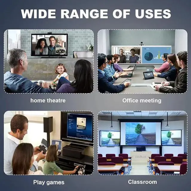 Alt view image 7 of 7 - DisplayPort Switch 8K Splitter, Plug & Play, One-Button Switching, Bidirectional Display Port Switcher Box 2 in 1 Out/ 1 in 2 Out, 8K@60Hz, 4K@120Hz, 1080P@240Hz for PC Monitor Laptop