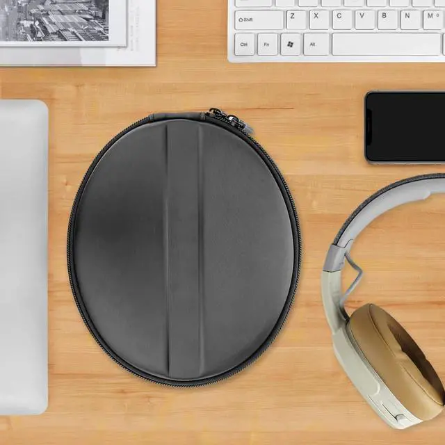 Alt view image 9 of 12 - headphone case for skullcandy hesh 3, crusher bluetooth, beats studio, sennheiser momentum2.0, sony h.ear on, monster diamond, headphones hard shell carrying case / headset travel bag black