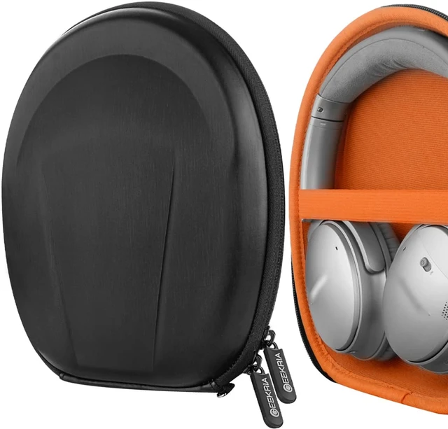 Alt view image 2 of 9 - geekria ultrashell headphones case for parrot zik, bose quietcomfort qc3, qc25, qc2, qc15, aroundear ae2w, ae2i, ae2, tp1, soundlink onear, oe, oe2, oe2i, grado, ath, akg, jbl, foldable headphones /