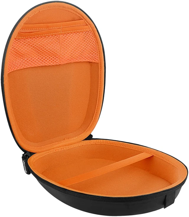 Alt view image 4 of 9 - geekria ultrashell headphones case for parrot zik, bose quietcomfort qc3, qc25, qc2, qc15, aroundear ae2w, ae2i, ae2, tp1, soundlink onear, oe, oe2, oe2i, grado, ath, akg, jbl, foldable headphones /