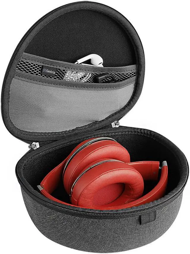 Alt view image 6 of 9 - Geekria Shield Headphones Case Compatible with Beats Studio, Studio4, Studio3.0, Studio2.0 Case, Replacement Hard Shell Travel Carrying Bag with Cable Storage (Dark Grey)