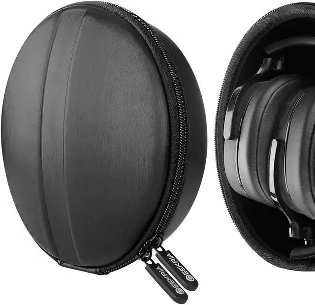 Alt view image 2 of 12 - headphone case for skullcandy hesh 3, crusher bluetooth, beats studio, sennheiser momentum2.0, sony h.ear on, monster diamond, headphones hard shell carrying case / headset travel bag black
