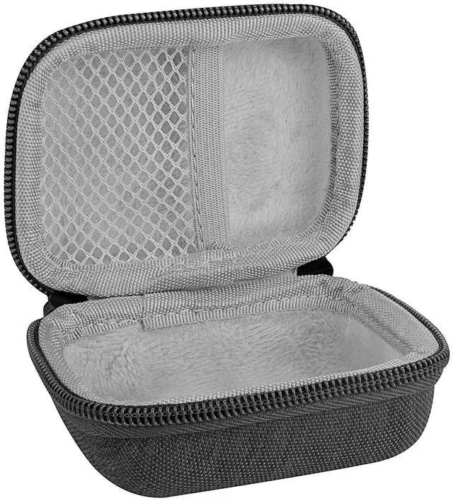 Alt view image 2 of 6 - Geekria Shield Headphones Case Compatible with Sony Wf-H800 Wireless Bluetooth Earbuds Case, Replacement Hard Shell Travel Carrying Bag with Cable Storage (Grey)