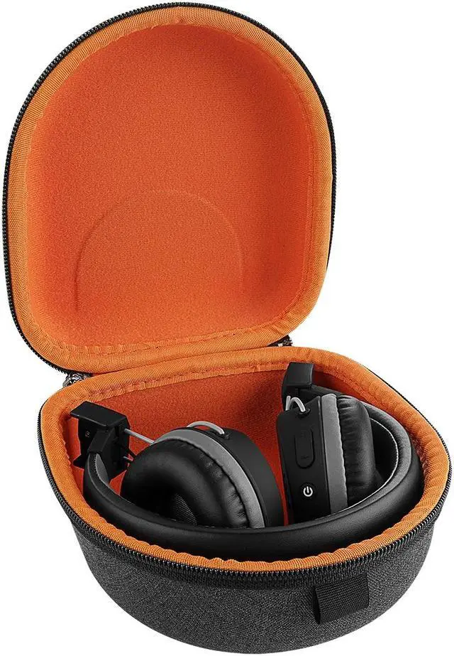 Alt view image 3 of 6 - Geekria Shield Headphones Case Compatible with JLab Audio Neon Folding, Audio Studio Pro, Audio Neon Case, Replacement Hard Shell Travel Carrying Bag with Cable Storage (Dark Gray)