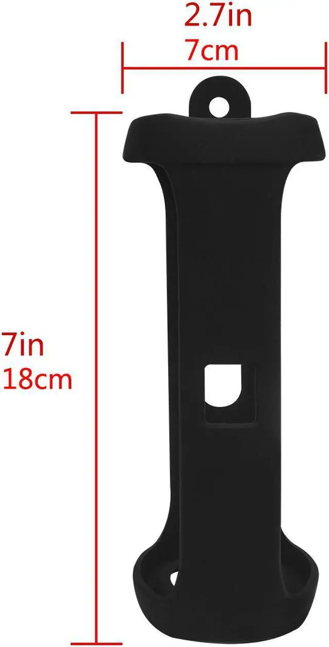 Alt view image 4 of 6 - Geekria Silicone Speaker Case Cover, Compatible with JBL FLIP 5 Case, Protective Waterproof Soft Skin, Replacement Bluetooth Speakers Travel Carrying Case with Keychain Hook (Black)