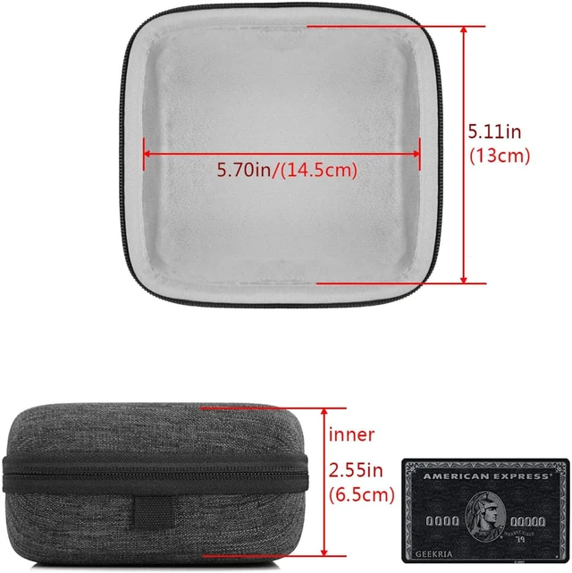 Alt view image 6 of 10 - geekria hard shell carrying case for bose soundlink color bluetooth speaker ii/protective travel bag for bose soundlink color 2 / storage case with space for cable, charger, and accessories