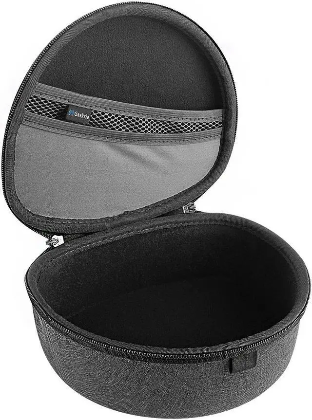 Alt view image 3 of 8 - Geekria Shield Headphones Case Compatible with Skullcandy Crusher ANC, Crusher Evo, Hesh Evo, Hesh ANC Case, Replacement Hard Shell Travel Carrying Bag with Cable Storage (Drak Grey)