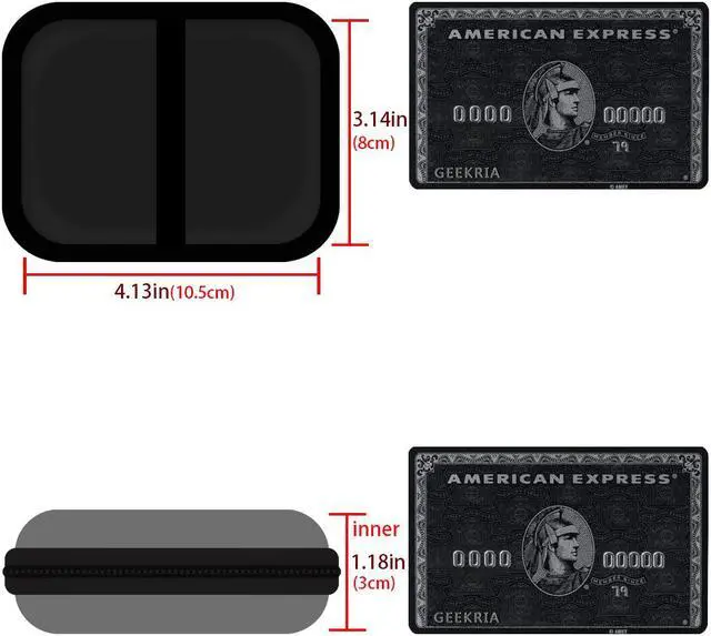 Alt view image 4 of 6 - Geekria Shield Headphones Case for In-Ear Earphones, Replacement Hard Shell Travel Carrying Bag with Cable Storage, Compatible with Sony WI-Xb400, WI-C200, WI-C100 (Gery, 2 Packs)