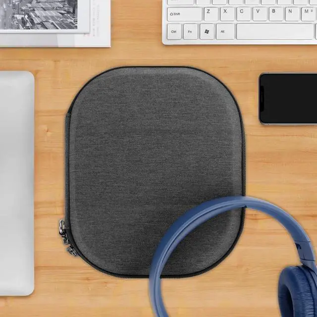 Alt view image 6 of 6 - Geekria Shield Headphones Case Compatible with JBL Tune 660 BTNC, TUNE 700BT, Tune 510BT, Tune 560BT, Live 460NC Case, Replacement Hard Shell Travel Carrying Bag with Cable Storage (Dark Grey)