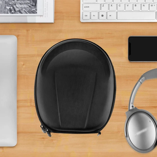 Alt view image 8 of 9 - geekria ultrashell headphones case for parrot zik, bose quietcomfort qc3, qc25, qc2, qc15, aroundear ae2w, ae2i, ae2, tp1, soundlink onear, oe, oe2, oe2i, grado, ath, akg, jbl, foldable headphones /
