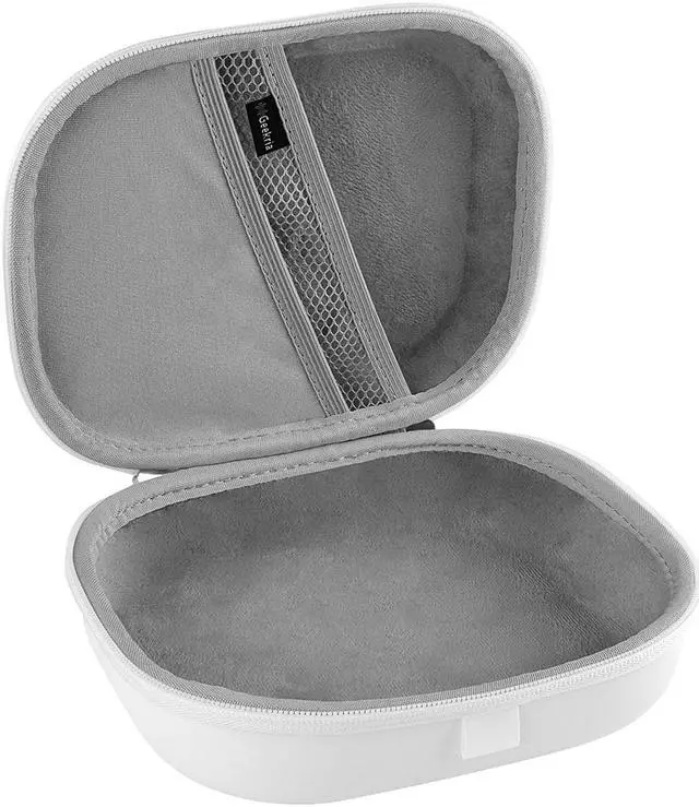 Alt view image 2 of 6 - Geekria Shield Headphones Case Compatible with JBL Tour ONE, TUNE 750, Live 650 BTNC, Live 500BT, E65BTNC Case, Replacement Hard Shell Travel Carrying Bag with Cable Storage (White)