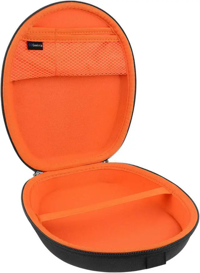 Alt view image 3 of 10 - geekria headset case for vxi blueparrott b450xt, b350xt, b250xt, b250xts, voiinoiu, arkey burds, mpow pro, truck driver, call center headphone/hard shell carrying case/protective travel bag