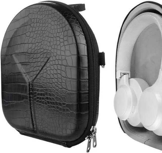 Main image of Geekria Shield Case Compatible with JBL TourONE, Live 650BTNC, TUNE 750NC, E65BTNC Headphones, Replacement Protective Hard Shell Travel Carrying Bag with Accessories Storage (Black)