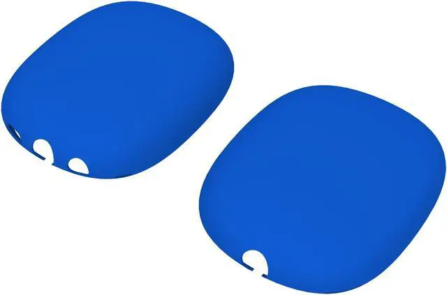 Alt view image 3 of 6 - Geekria Silicone Skin Cover for AirPods Max Headphones, Scratch Protection Case / Earpieces Cover / Headset Speakers Skin Protector (Blue)