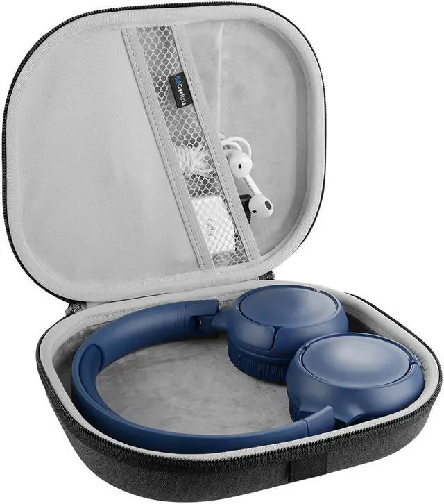 Alt view image 5 of 6 - Geekria Shield Headphones Case Compatible with JBL Tune 660 BTNC, TUNE 700BT, Tune 510BT, Tune 560BT, Live 460NC Case, Replacement Hard Shell Travel Carrying Bag with Cable Storage (Dark Grey)
